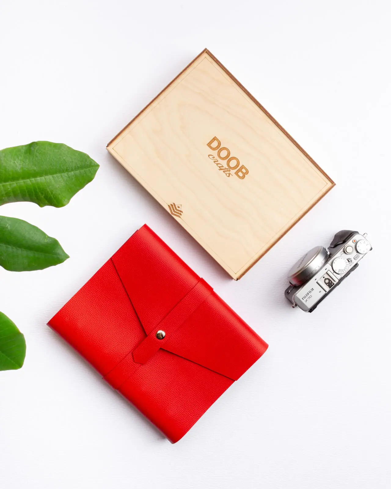 Блокнот-органайзер А5 «The Folio», красный premium
